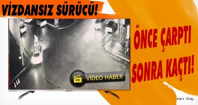 Kars’ta yayaya çarpan sürücü kaçtı