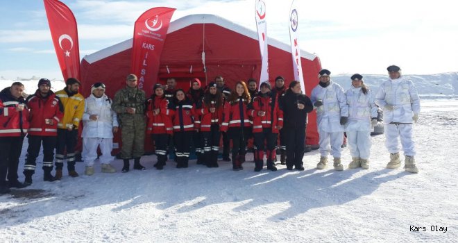 Kars İl Sağlık Müdürlüğü'nden TSK'ya Tatbikat Desteği