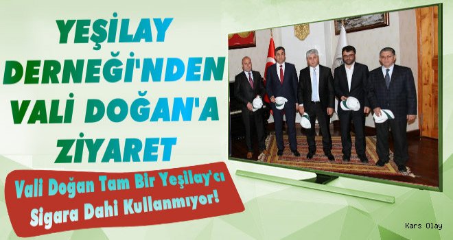 Yeşilay Derneğinden Vali Doğan'a Ziyaret