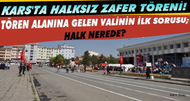 Kars'ta Halksız Zafer Töreni