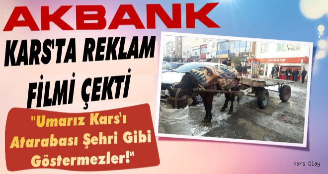 Ak Bank Kars'ta At Arabalı Reklam Filmi Çekti