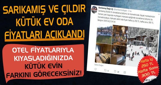 Kütük Evlerin Oda Fiyatları Belli Oldu!