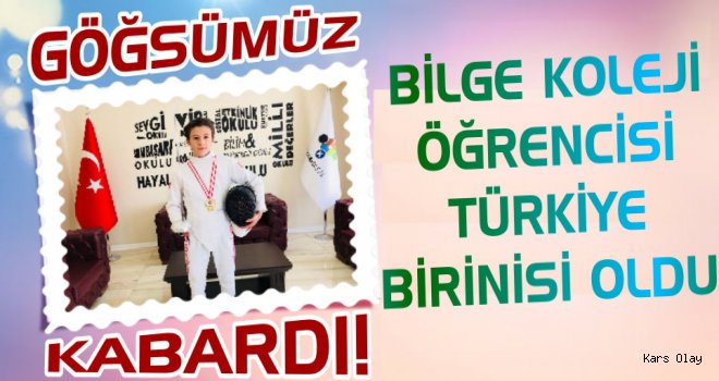 Bilge Koleji Öğrencisi Türkiye Birincisi Oldu