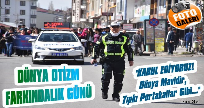 Kars’ta Dünya Otizm Farkındalık Günü