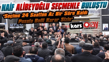Naif Alibeyoğlu Seçmenle Buluştu