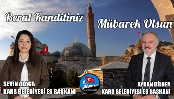 Bilgen ve Alaca’dan Berat Kandili Mesajı