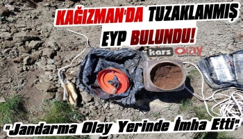 Kağızman'da EYP Bulundu