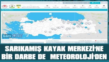 Sarıkamış Kayak Merkezine Bir Darbe'de Meteoroloji'den!