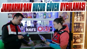 Kars’ta Jandarma'dan Huzur Güven Uygulaması