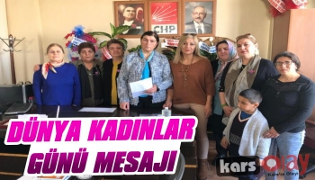 CHP Kars İl Başkanlığının 8 Mart Mesajı