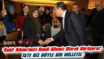 Vali Öksüz, Şehit Yakınlarıyla Bir Araya Geldi