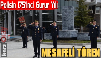 Kars'ta Türk Polis Teşkilatının 175. Yılı Kutlandı