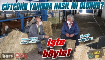 Tarım Müdürü Karslı Çiftçiyi Bakanla Görüştürdü