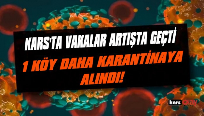 Kars'ta vakalar artışa geçti, 1 köy daha karantinaya alındı!