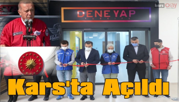 Kars'ta Deneyap Teknoloji Atölyesi Açıldı
