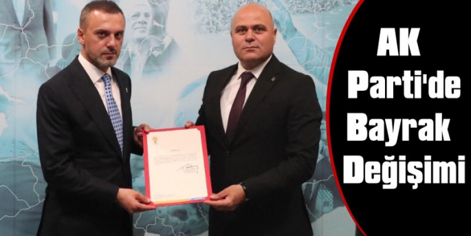 Kars AK Parti'de Bayrak Değişimi