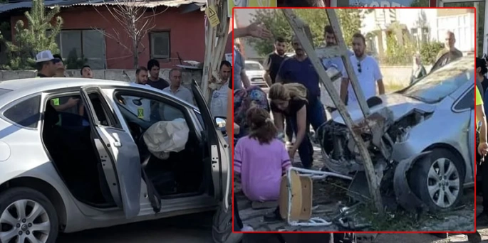 Kars'ta polisin "dur" ihtarına uymayan ehliyetsiz sürücü evinin önünde oturan 88 yaşındaki kişiye çarptı