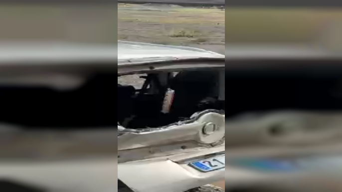 Kağızman'da otomobil takla attı: 1'i çocuk 3 yaralı.