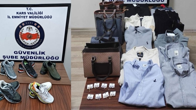 Kars’ta sahte markalı ürün operasyonu