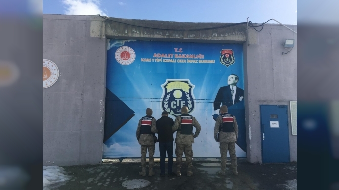 Kars'ta 38 yıl hapis cezası bulunan şahıs yakalandı