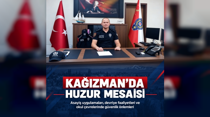 Kağızman’da Emniyetten Huzur Mesaisi