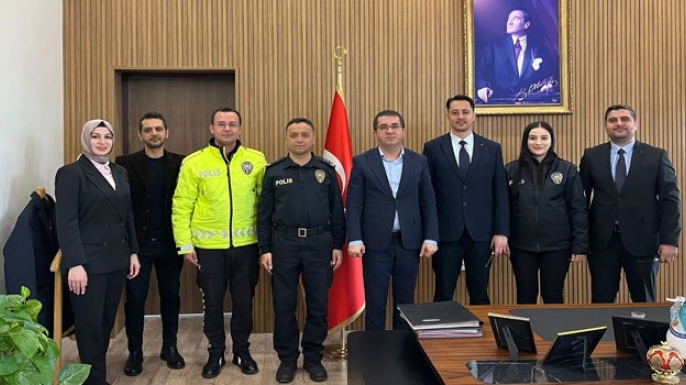 Kağızman’da polis haftası kapsamında kaymakamlık ziyareti
