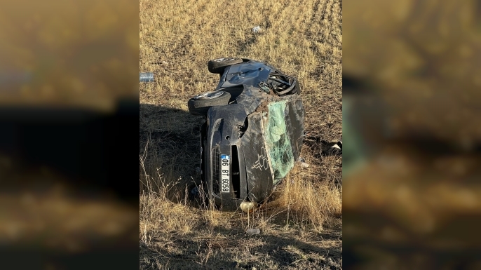 Kars yolunda Kaza 1 Ölü 3 yaralı