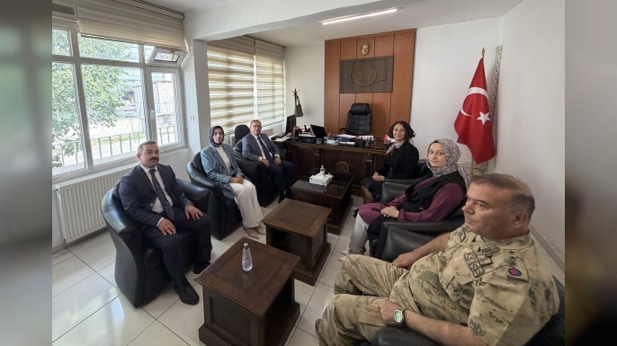 Vali Polat'tan Kağızman Cumhuriyet Savcısı Eravcı'ya Ziyaret