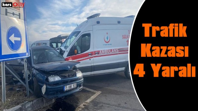Yeni açılan Aşık Şenlik Tünel Yolu'nda Kaza