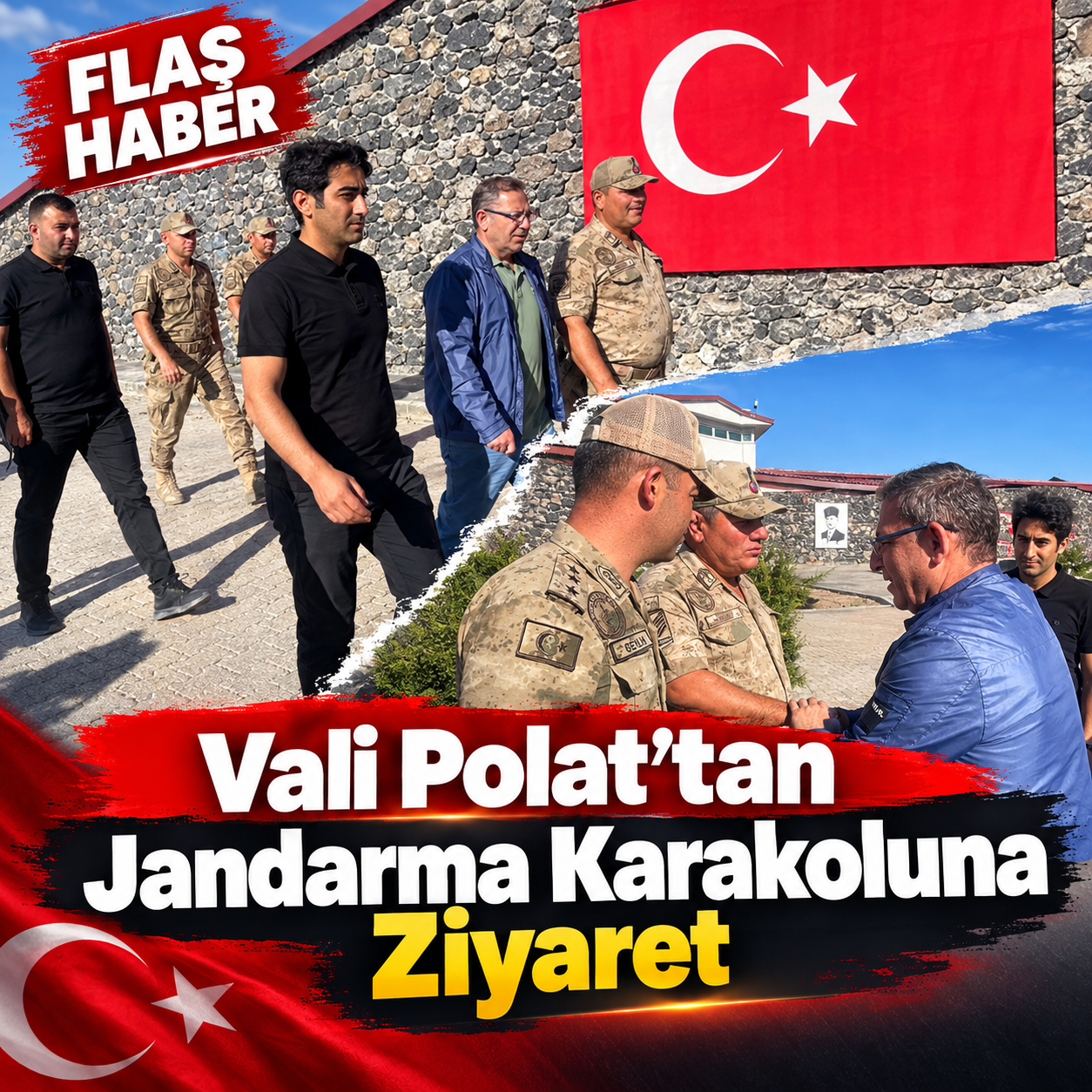 Vali Polat’tan Jandarma Karakoluna Ziyaret
